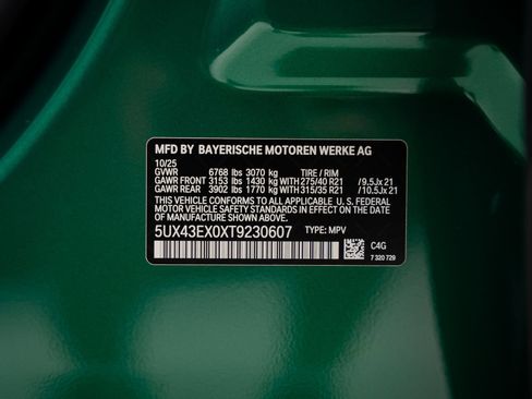 Used 2026 BMW X6 M60i AWD/4WD image 60
