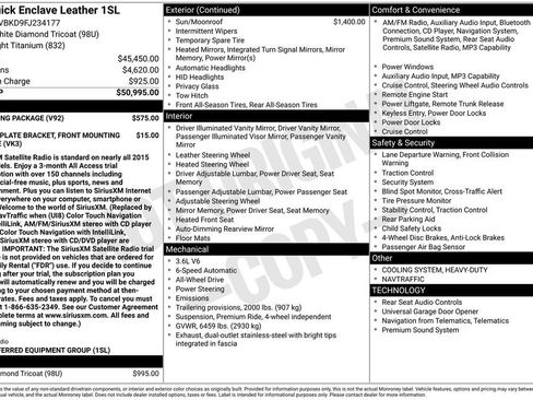 Used 2015 Buick Enclave Leather w/ Trailering Package image 1