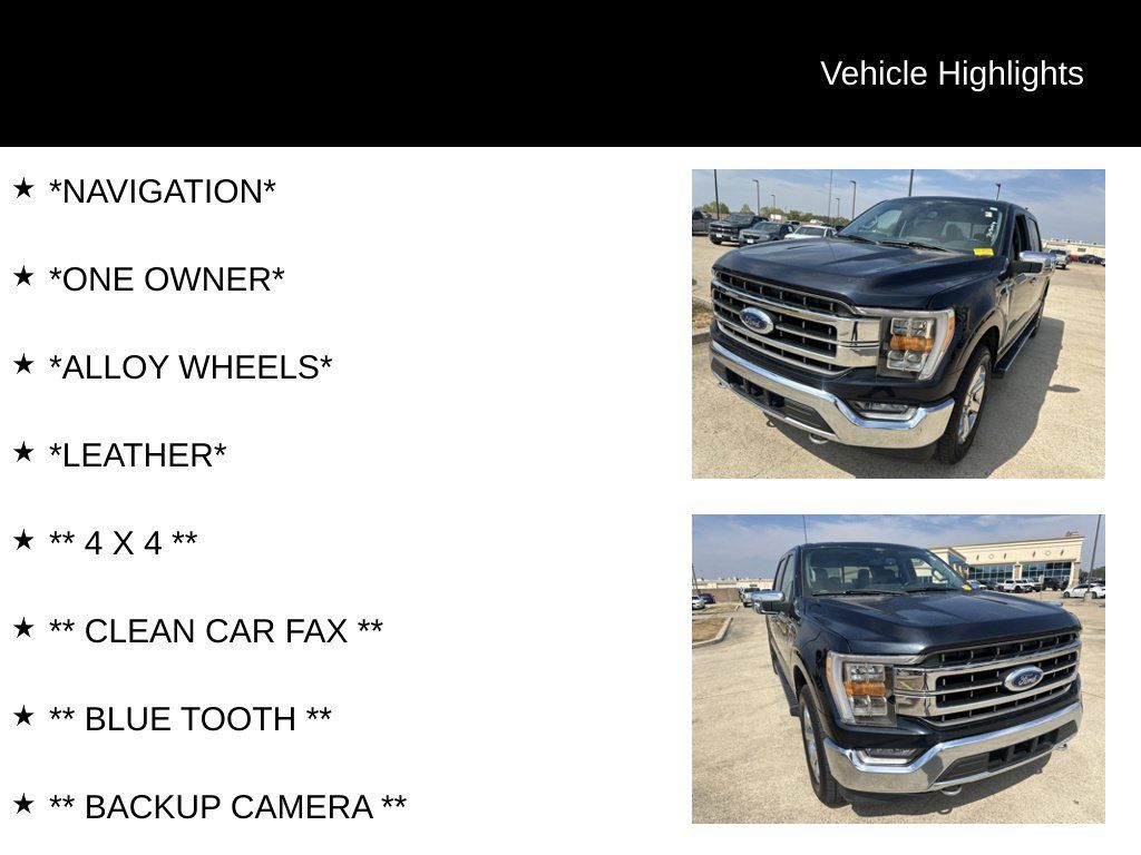 Used 2021 Ford F150 Lariat AWD/4WD image 4