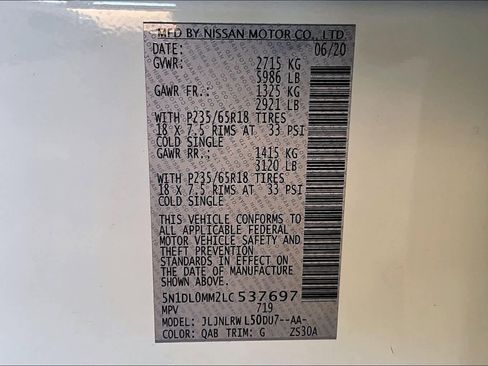 Used 2020 INFINITI QX60 Luxe image 31