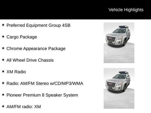 Used 2010 GMC Terrain SLT w/ Cargo Package AWD/4WD image 7