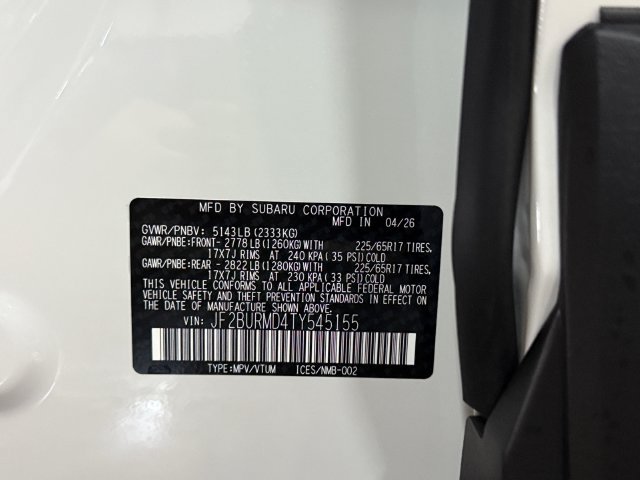 New 2026 Subaru Outback Wilderness AWD/4WD image 25