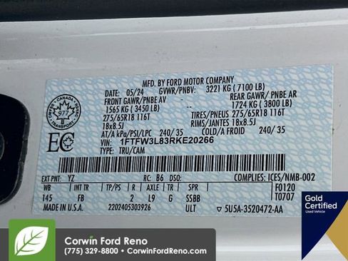 Used 2024 Ford F150 XLT w/ Mobile Office Package image 34