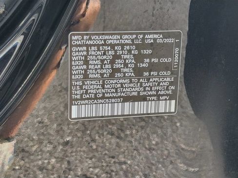 Used 2022 Volkswagen Atlas SE FWD image 43