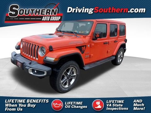 Used 2019 Jeep Wrangler Unlimited Sahara AWD/4WD image 1