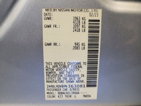 Used 2023 Nissan Altima 2.5 SV image 33