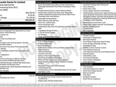 Used 2021 Hyundai Santa Fe Limited image 3