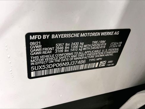 Used 2022 BMW X3 xDrive30i w/ Convenience Package AWD/4WD image 34