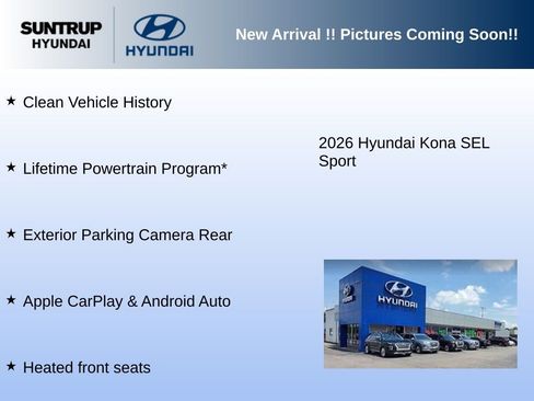 Used 2026 Hyundai Kona SEL Sport FWD image 2