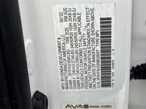 Used 2022 Honda Pilot Sport image 36