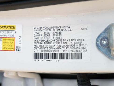 Certified 2024 Honda Civic Sport image 30