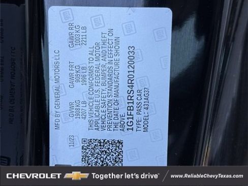 Certified 2024 Chevrolet Camaro LT w/ RS Package image 30