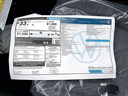 New 2026 Volkswagen Jetta Sport image 33