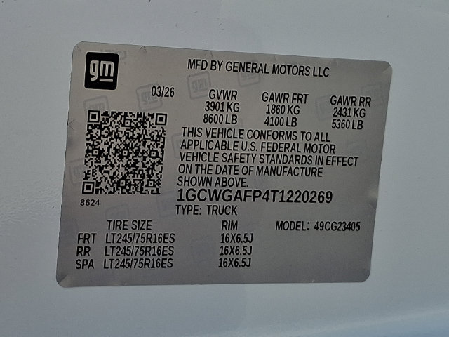 Used 2026 Chevrolet Express 2500 RWD image 30