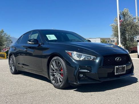 Certified 2023 INFINITI Q50 Red Sport 400 w/ Black Opal Edition RWD image 7