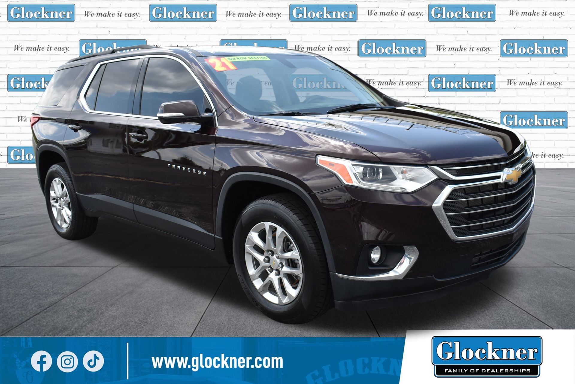 Used 2021 Chevrolet Traverse LT FWD image 3