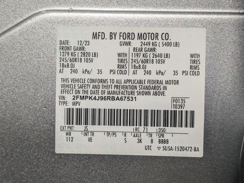 Certified 2024 Ford Edge SEL image 29