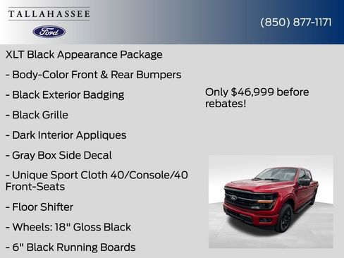 New 2025 Ford F150 XLT w/ Equipment Group 301A Standard image 12