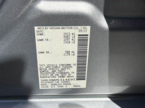 Used 2023 Nissan Altima 2.5 SV w/ SV Premium Package AWD/4WD image 30
