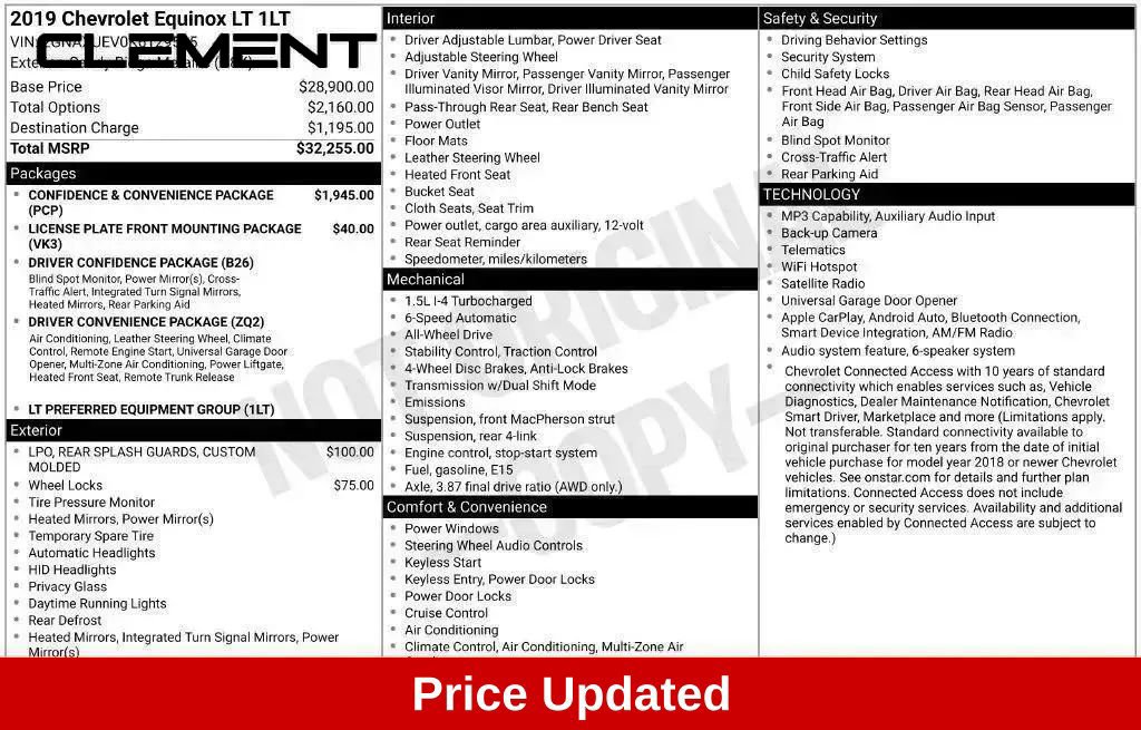 Used 2019 Chevrolet Equinox LT AWD/4WD image 11