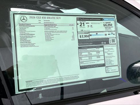 New 2026 Mercedes-Benz GLE 450 4MATIC image 17