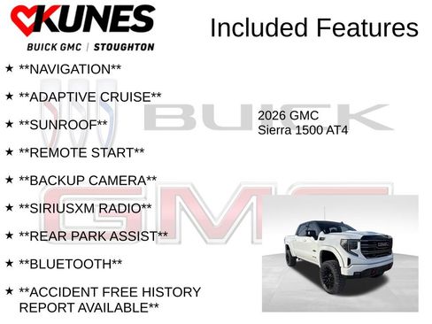 New 2026 GMC Sierra 1500 AT4 w/ Technology Package image 2