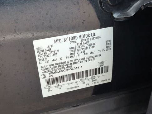 Used 2022 Ford Explorer ST w/ Equipment Group 401A AWD/4WD image 39