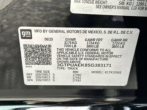 Certified 2025 GMC Sierra 1500 Pro w/ Convenience Package AWD/4WD image 37