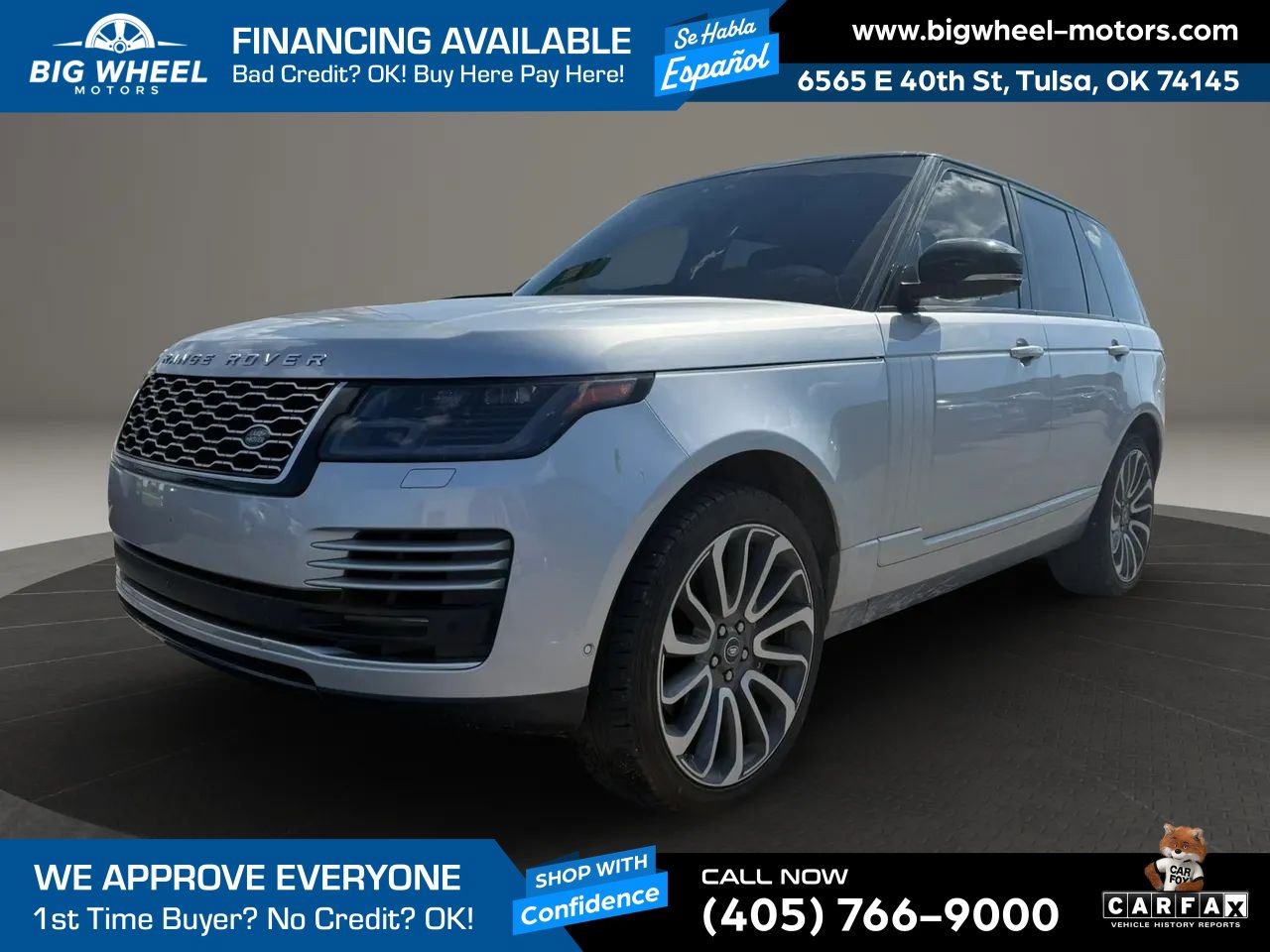 Used 2019 Land Rover Range Rover HSE AWD/4WD image 1