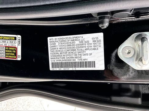 Used 2025 Honda Odyssey Touring image 43