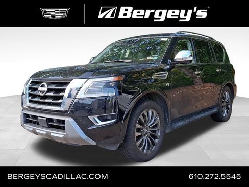 Used 2022 Nissan Armada Platinum w/ Captain's Chairs Package AWD/4WD image 1