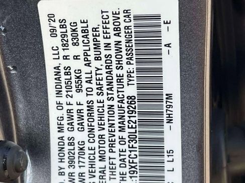 Used 2020 Honda Civic EX image 24