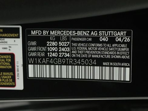 New 2026 Mercedes-Benz C 300 Sedan image 12