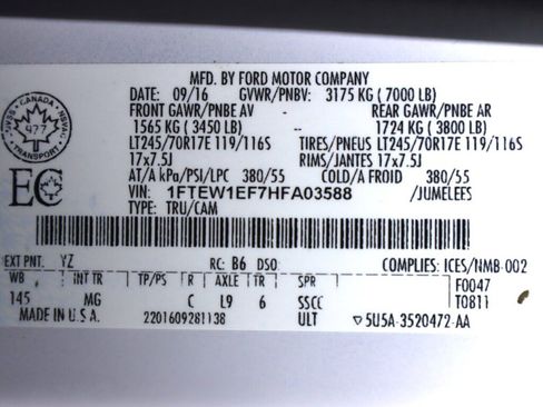 Used 2017 Ford F150 XLT w/ Trailer Tow Package image 44