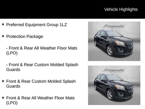 Used 2015 Chevrolet Trax LTZ w/ LPO, Protection Package AWD/4WD image 4