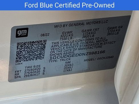 Used 2022 Chevrolet Silverado 1500 LTZ image 30