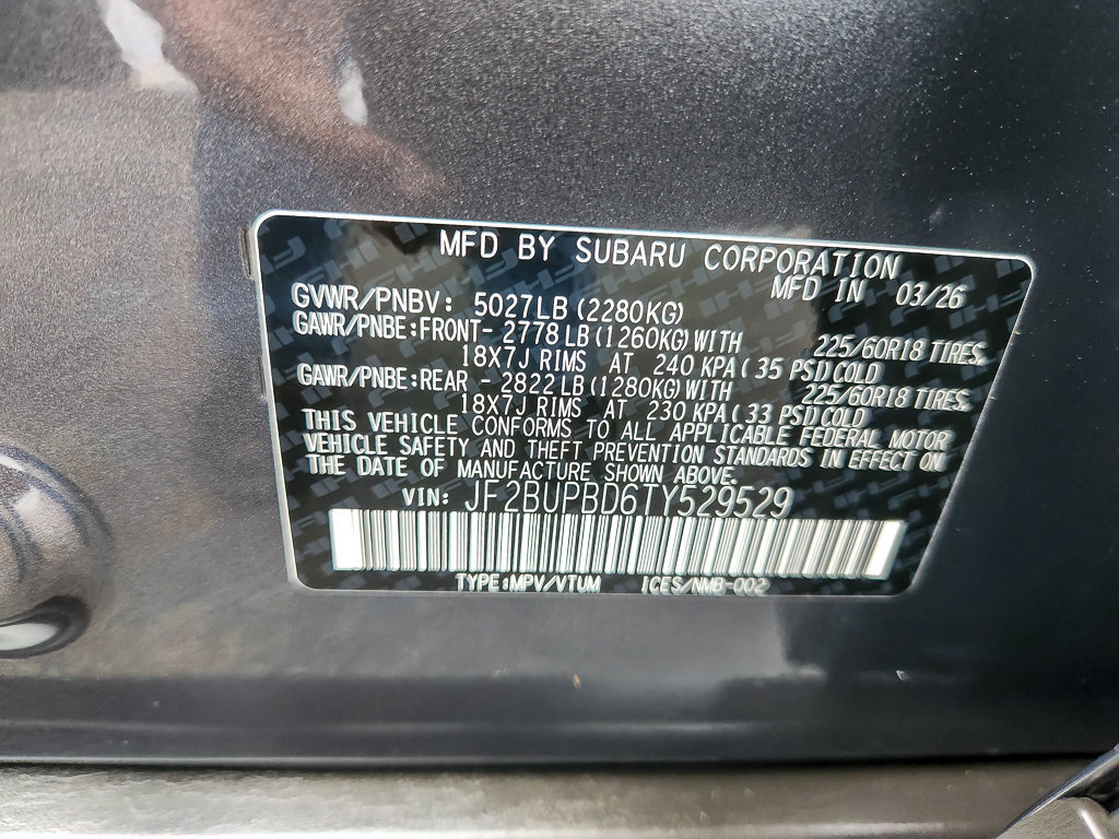 Certified 2026 Subaru Outback Premium AWD/4WD image 25