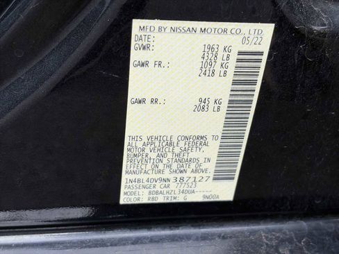 Used 2022 Nissan Altima 2.5 SV image 17