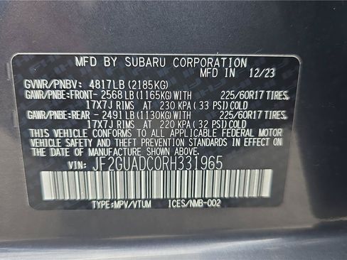 Used 2024 Subaru Crosstrek 2.0i Premium AWD/4WD image 29