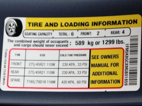 Used 2021 Ford Explorer ST w/ Equipment Group 401A AWD/4WD image 55
