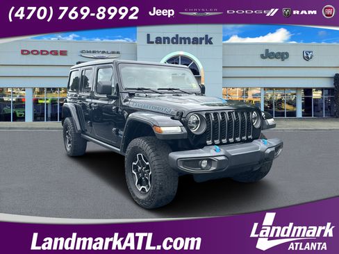 Used 2022 Jeep Wrangler Unlimited Rubicon 4xe AWD/4WD image 1