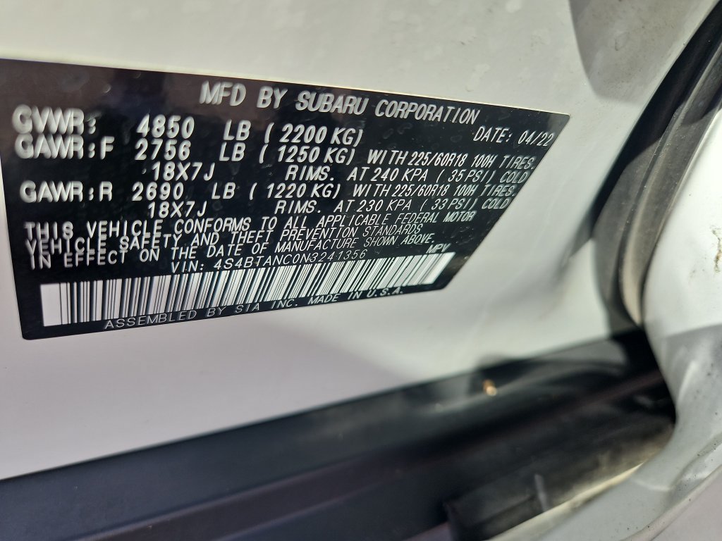 Used 2022 Subaru Outback Limited AWD/4WD image 9
