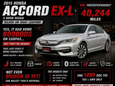 Used 2015 Honda Accord EX-L image 37