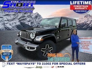 New 2024 Jeep Wrangler Unlimited Sahara w/ Technology Group AWD/4WD 360° Tour