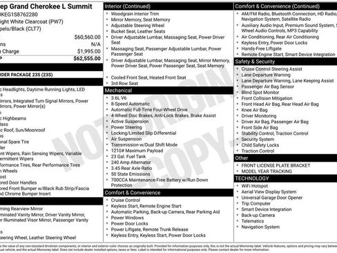 New 2025 Jeep Grand Cherokee L Summit image 34