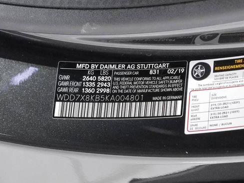 Used 2019 Mercedes-Benz AMG GT 63 S w/ AMG Aerodynamics Package image 62