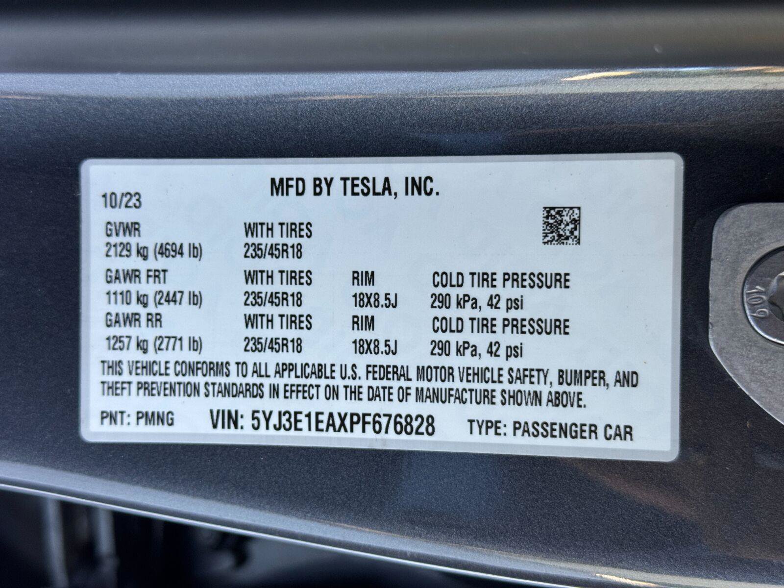 Used 2023 Tesla Model 3 Standard Range RWD image 47
