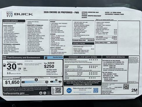 New 2026 Buick Encore GX Preferred w/ Comfort Package image 21