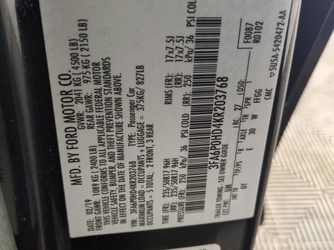 Used 2019 Ford Fusion SE image 30