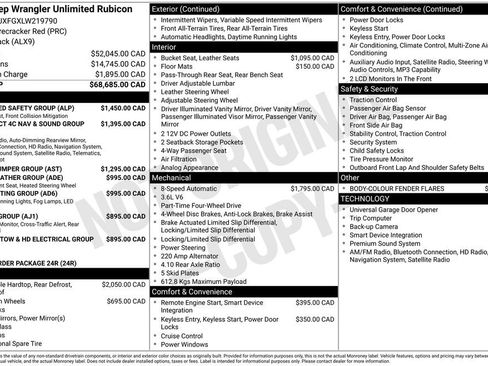 Used 2020 Jeep Wrangler Unlimited Rubicon w/ Advanced Safety Group image 10